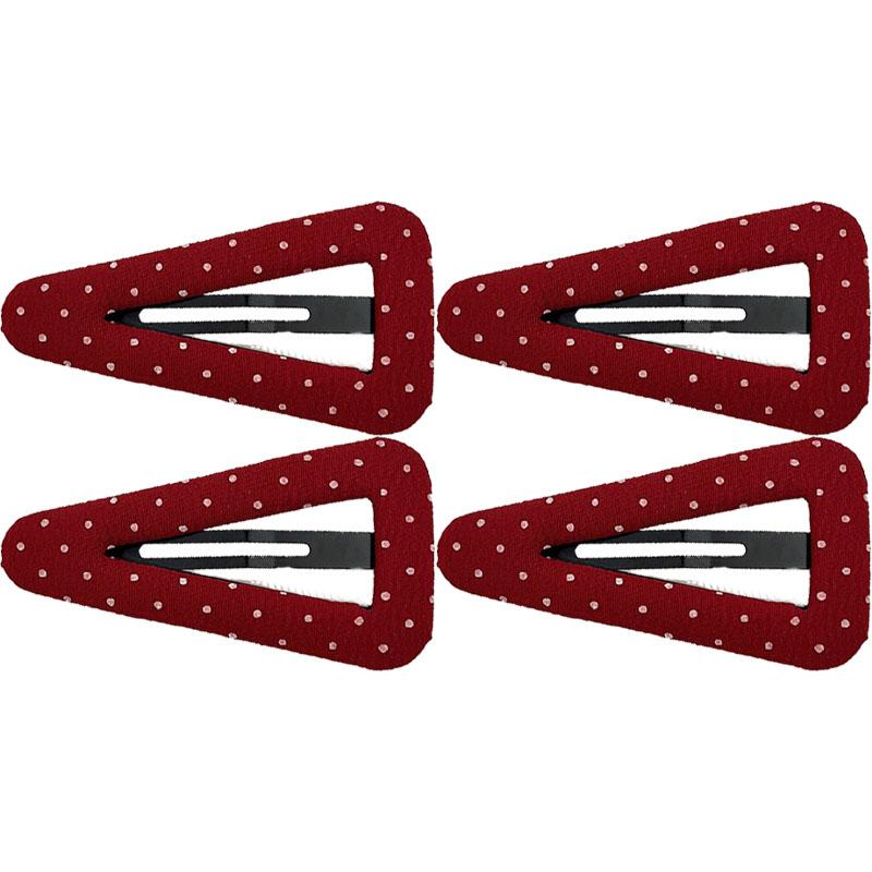 Korean Style Polka Dot Triangle Hair Clip Women's Fashionable and Simple BB Clip Hair Accessories