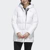 Adidas Jaqueta Acolchoada Esportiva de Comprimento Médio com Logo Grande Neo Feminina Outerwear Branco GJ8824