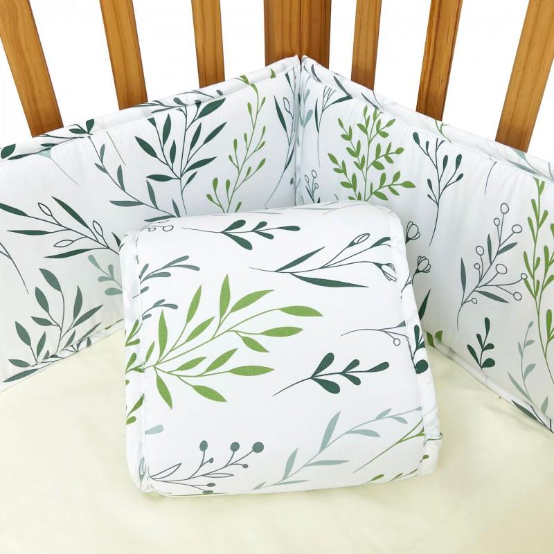 Baby Crib Bumper Pad Soft Safety Rail Guard Toddler Bed Anti-Collision Padding Set 4pcs