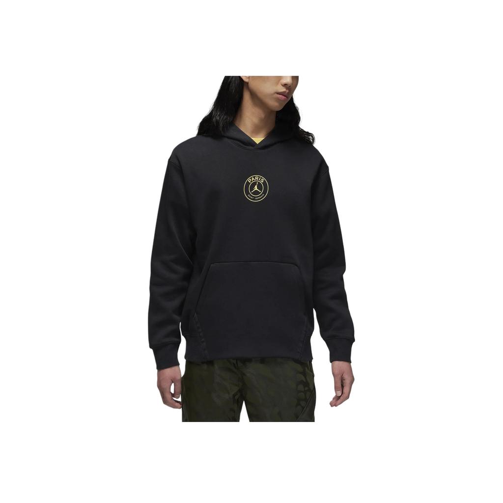 Jordan X PSG SS24 Logo Hoodie Men Tops Black FN5327-010