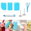Cream Nozzle Set of 54 Cookie Mold Piping Bag Biscuit Butter Baking Tools Accessory Gift for Adult Beginners Starter
