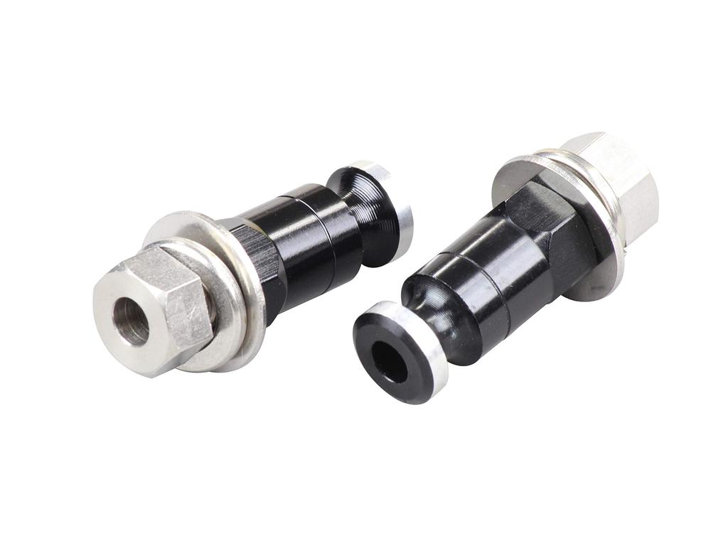 Posh Face 010103-06 Motorcycle Supplies Aluminum Turn Signal Stay, Black