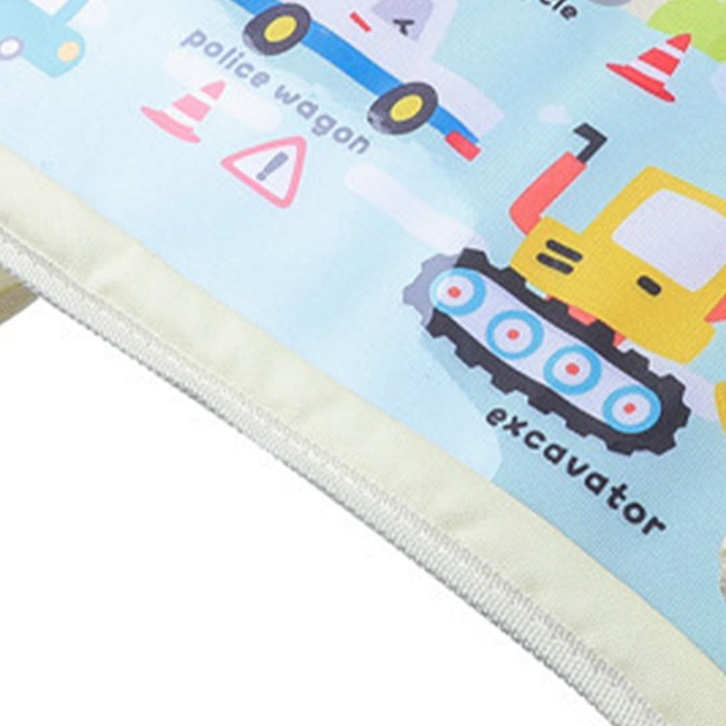 Kids Travel Tray Cartoon Pattern Waterproof Multifunctional Car Seat Lap Tray Child Seat Tray Cars