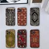 Persian Carpet Floral Pattern Phone Case Phone Case For iPhone 16,15,14,13,12,11,Pro,X,XS,Max,XR,Plus,Mini Soft Black Cover
