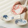 Retro Hotel Tableware High-Looking Japanese Hand-Painted Breakfast Plate Shallow Bowl for Cold Dishes Dishes Plates Dining Plate