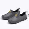Men's Rain Shoes Non-slip Waterproof Low-top Fashion Rain Boots Work Shoes Wear-resistant Work Short Water Shoes