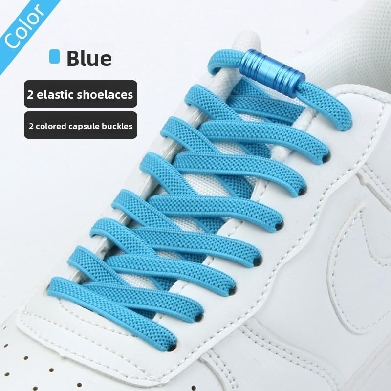 Obuv Příslušenství Barevné Elastické Tkaničky Tkaničky Bez Vázání Líní Buckles na Tkaničky