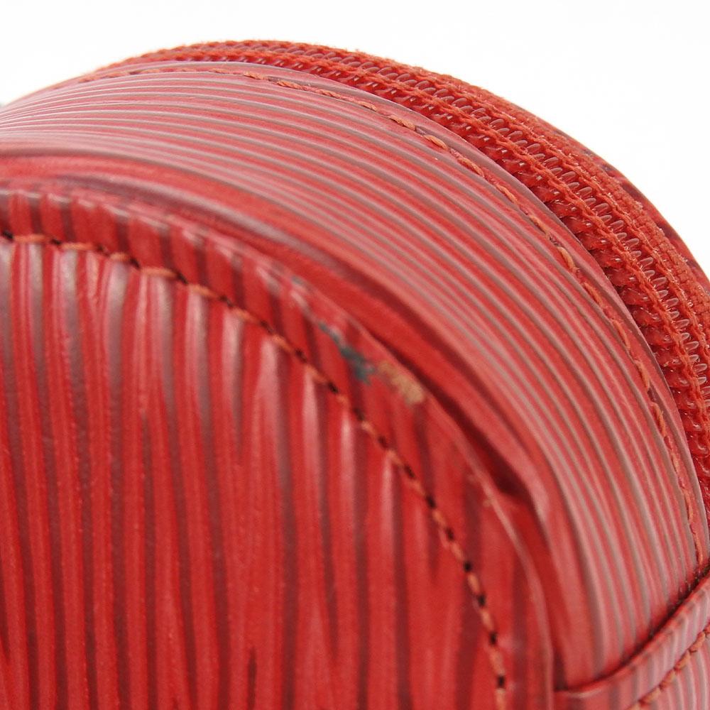 Used LOUIS VUITTON Accessory pouch Ecran Bijoux M48227 Epi Leather Castilian red Red accessory case