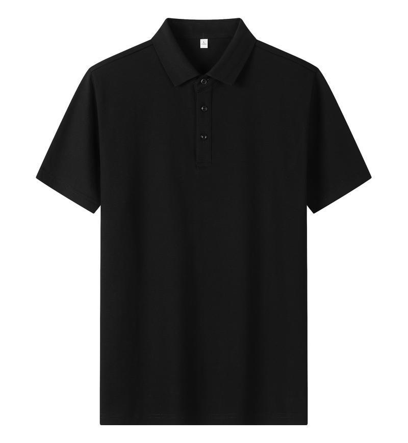 Solona Ice Silk Collared Polo T-Shirt for Office and Group Wear, Short Sleeve with Logo Print.