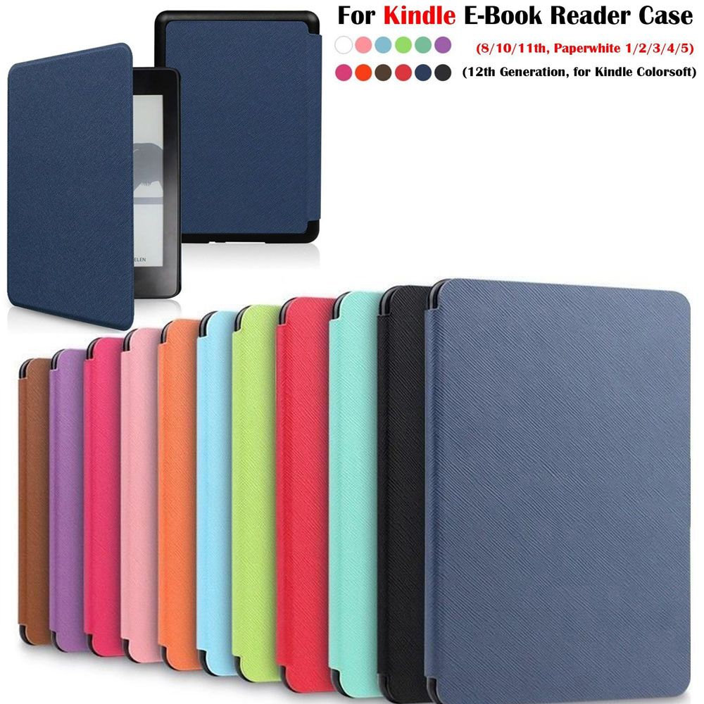 10/11/12th Generation 6 6.8 7 inch e-Reader Case Auto Sleep/Wake SA568B Protective Shell for Kindle Paperwhite 1/2/3/4/5