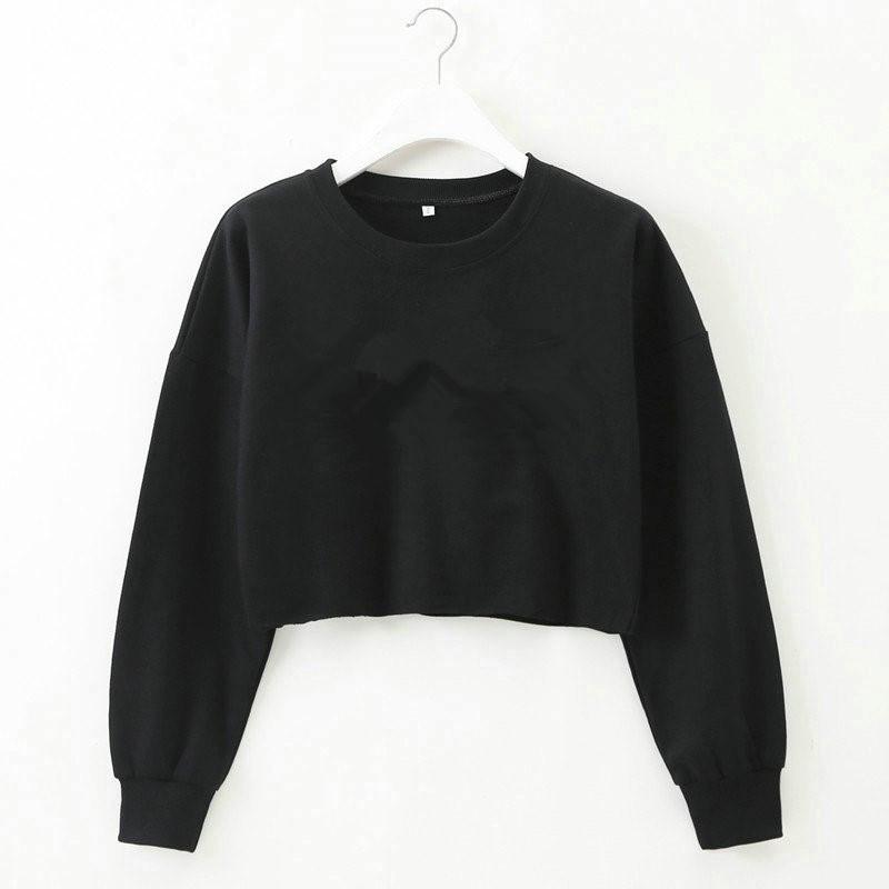 Women's Autumn/Winter 2023 Plus Velvet Thick Loose Fit Round Neck Hoodie