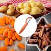 Vegetable Peeler 3X Stainless Steel Kitchen Hand Peeler Ergonomic Handle Food Preparation Cucumber Potato Tomato Processing Tool