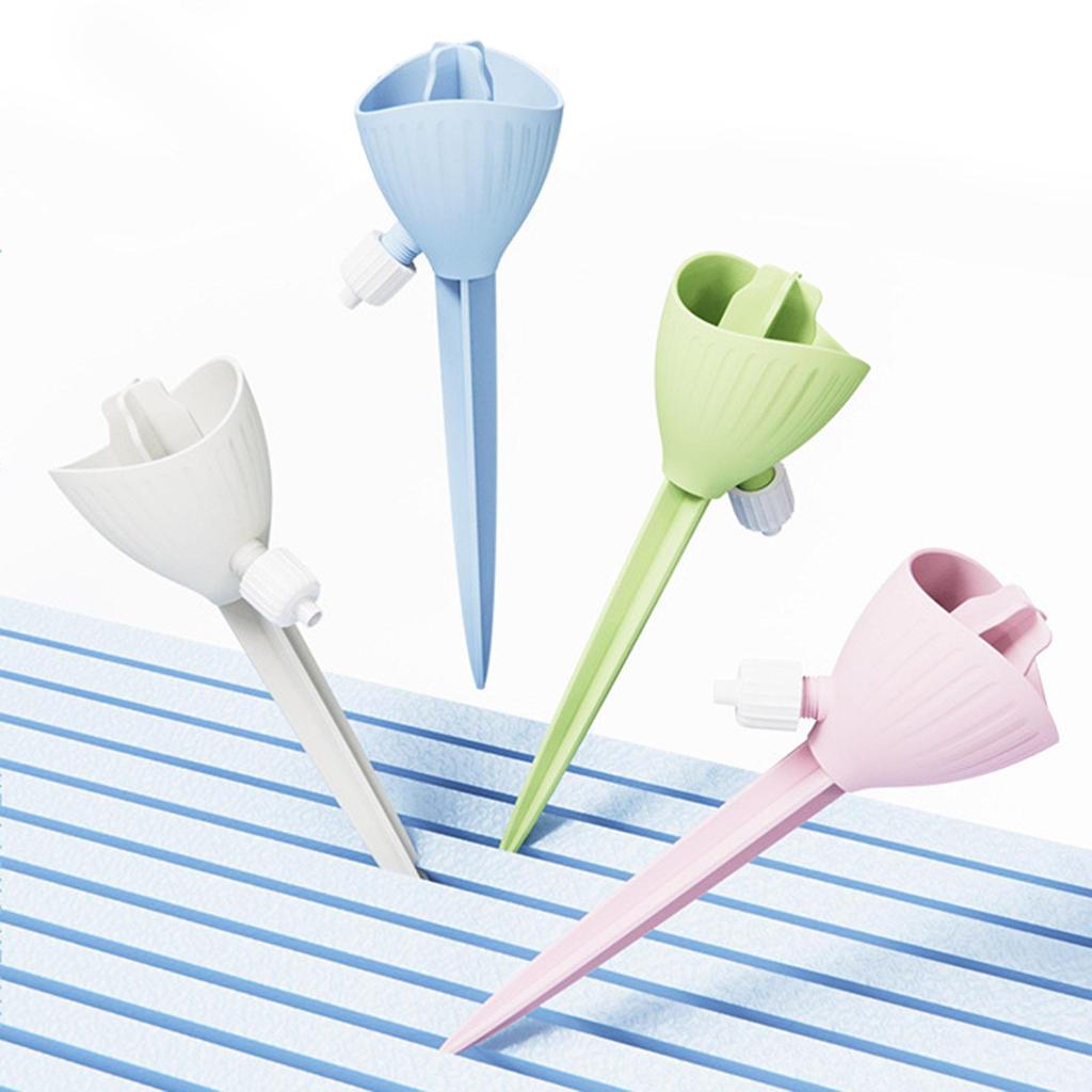 Flower Self Watering Device Plant Stake Adjustable Automatic Indoor Flower Watering Globes Water Seepage Accessories