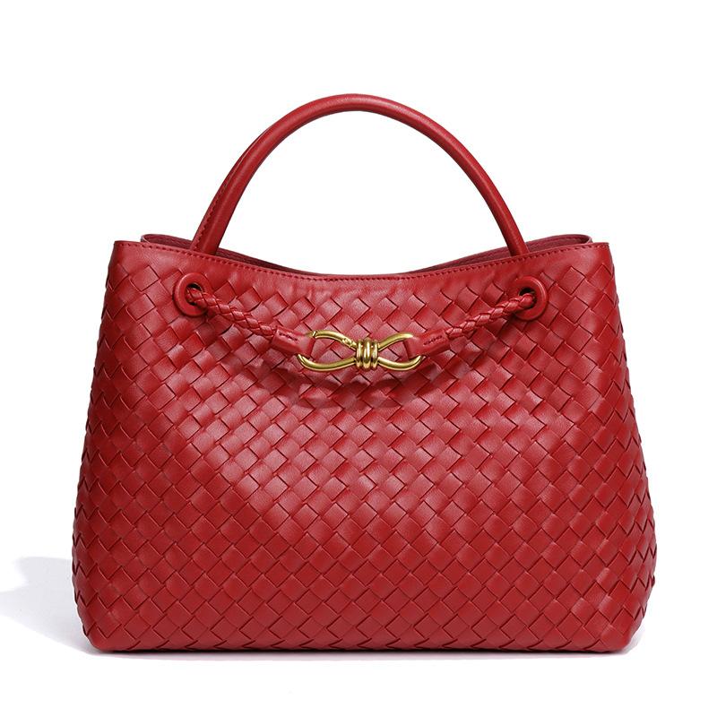 Retro Large-capacity Bag Women's Handwoven Bag Commuter Versatile Handbag Fashion Casual Shoulder Messenger Bag