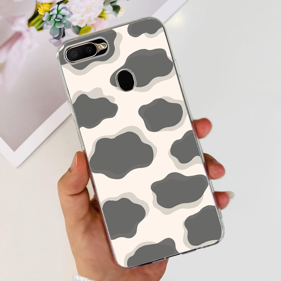 For OPPO A5S Case Cute Pattern Soft Silicone TPU Cover Cases For Oppo A5Ss AX5s A 5S CPH1909 CPH1920 CPH1912 Phone Shell Bumper