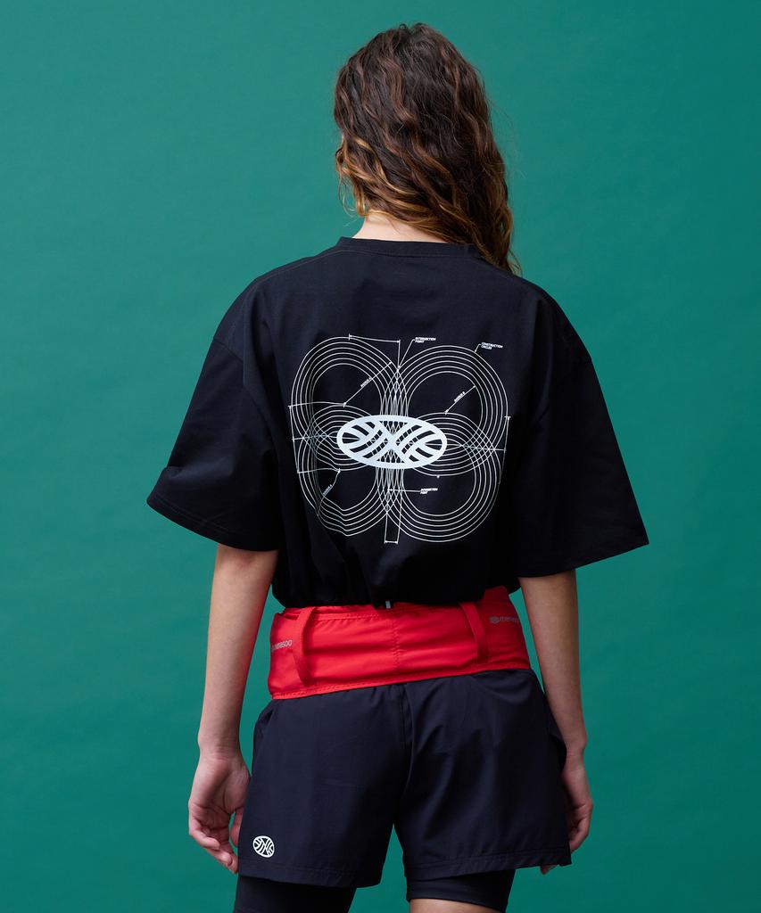 Minasu Unisex Symbol Sorona Basic T Shirt_Black