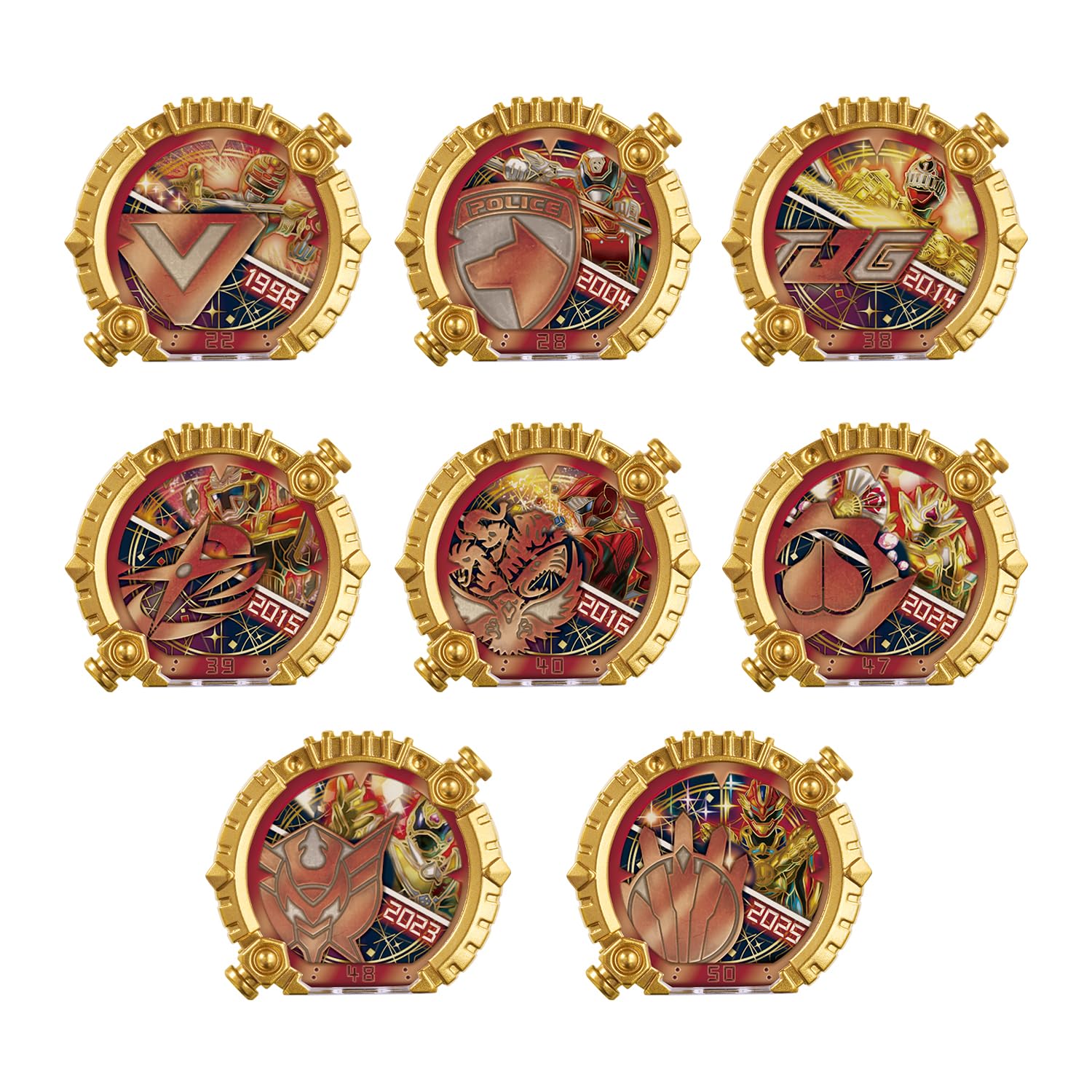 

[BANDAI] Номер Один Сэнтай Годзюгер DX Сэнтайлинг Усиленный Пакет Усиления 04 (Коробка из 8 шт.)