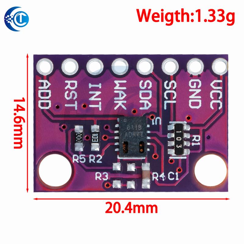 Gas Sensor Carbon Dioxide Detection Sensor Module CCS811 CO2 eCO2 TVOC Air Quality Detecting I2C Output CJMCU-811 For Arduino