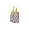 MLB Monogram Collection Polyester Tote Bag, Shopping Bag, Combo Bag, Shoulder Bag, Handbag Regular Unisex Yellow Brown Casual 3AORM012N-50BGS