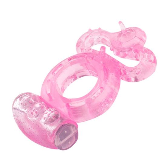 Male Vibrating Penis Lock Soft Silicone Cock Ring Delay Ejaculation Sex Toy