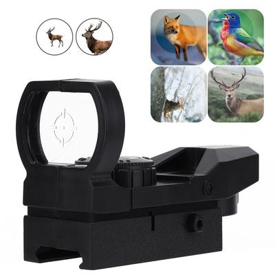 3/5 Peças Mira Holográfica para Rifle Mira de Ponto Verde Mira Compacta para Rifles com Montagem em Trilho de 20mm
