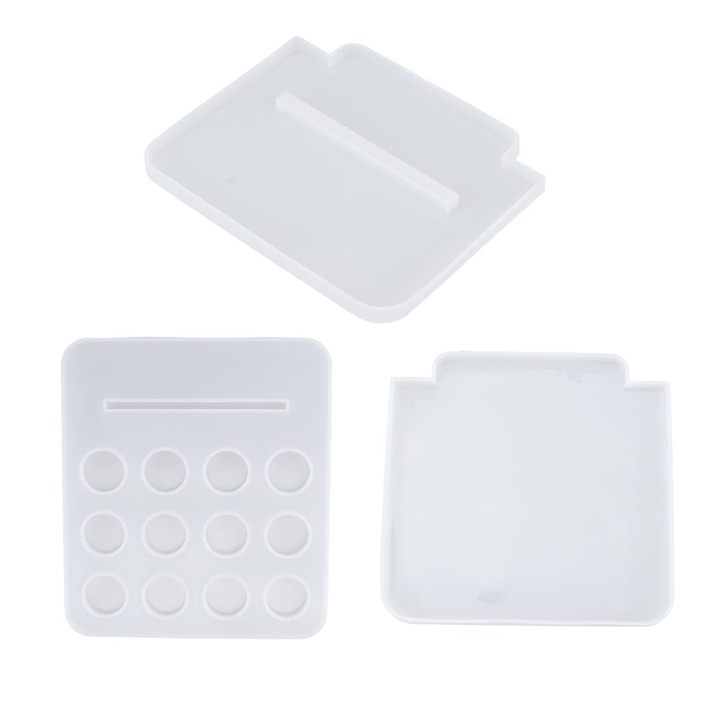 Silicone Resin Molds Display Rack Shape DIY Washable Casting Tool Reusable Craft Accessories
