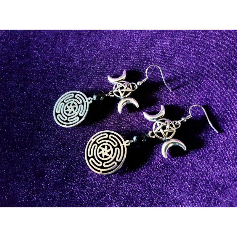 Inverted Pentagram Earrings - Cross-Border Hot Seller
