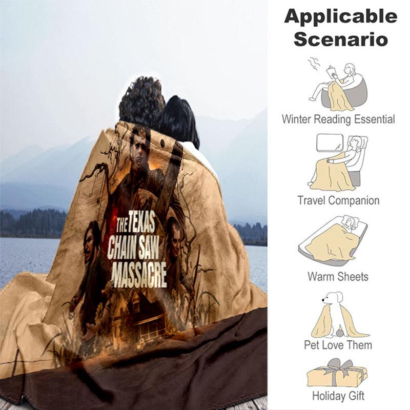 Black Background Sports Figure Print Blanket Suitable For All Seasons Camping Trip Air Conditioning Blanket Nap Blanket Sheet