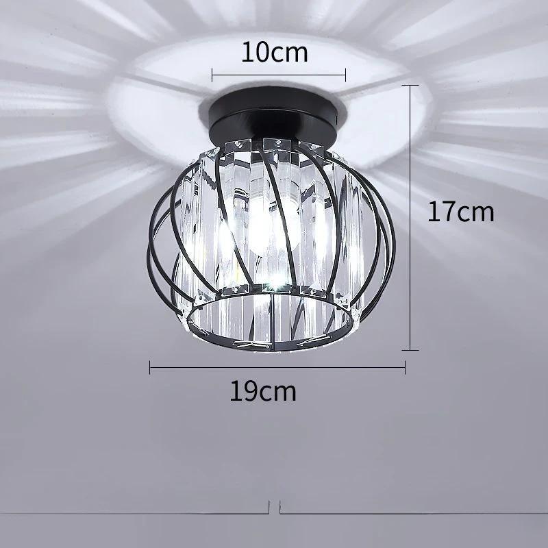 Modern LED Ceiling Lights Living Room Hallway Lighting Front Porch Home Deocoration Ceiling Lamp Glass Minimalist Light Fixture