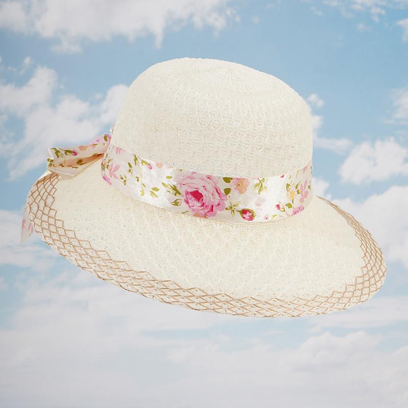Lady's Casual Sun Hats Elegant  Hats Sun Protection Wide Brim Hats  Beach Hats Summer