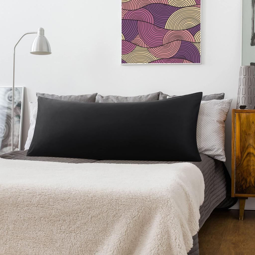 PiccoCasa Body Pillow Pillow Long Pillow Hotel Soft 1 50x120cm Cover, 100% Cotton, Envelope-style Cover, Life-size, Plain, Cover, Cotton, Quality,