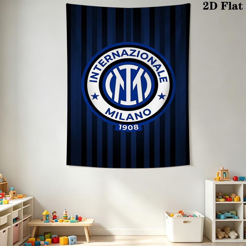 Inter Milan Logo Threepiece Set 1 Duvet Cover 2 Pillowcase Without Core Duvet Cover And Pillowcase Christmas Birthday Gift