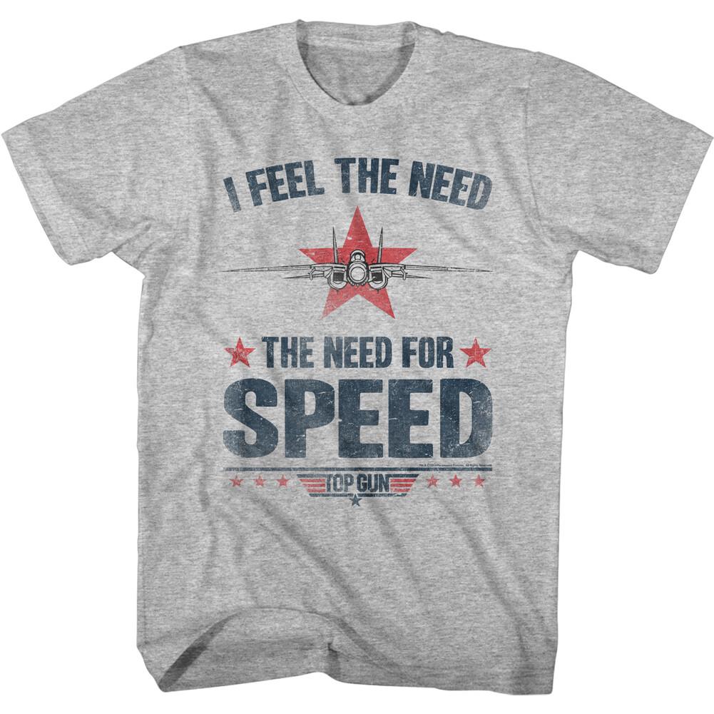 Top Gun Movie F14 Tomcat I Feel The Need The Need For Speed Men T Shirt S