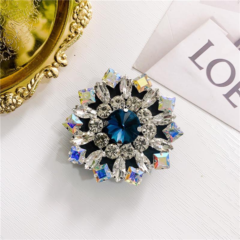 Luxury Diamond-Encrusted Airbag Mobile Phone Holder, Retractable Lazy Rhinestone Anti-Drop Bracket, Desktop Universal Hot
