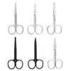 Stainless Steel Beauty Scissors Set with Pointed & Round Tips and Double Eyelid Tape