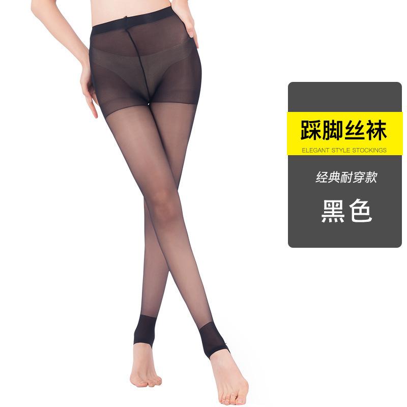 

Women s summer thin anti-snag pineapple stockings, black sexy bare-leg illusion pantyhose Simple packaging, one siz чёрный