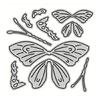 Butterfly Die Cut Scrapbooking Cutting Dies Templates For Scrapbooking Journal Packaging Photo Album Decoration