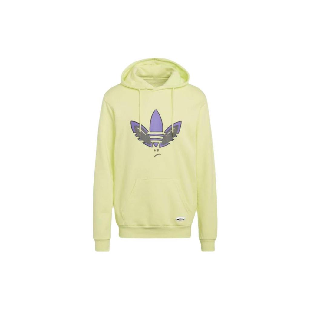 adidas Originals Men's R.Y.V. Alien Graphic Hoodie Yellow HC9451