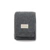 Ramolin Wool Knit Muffler Dark Grey