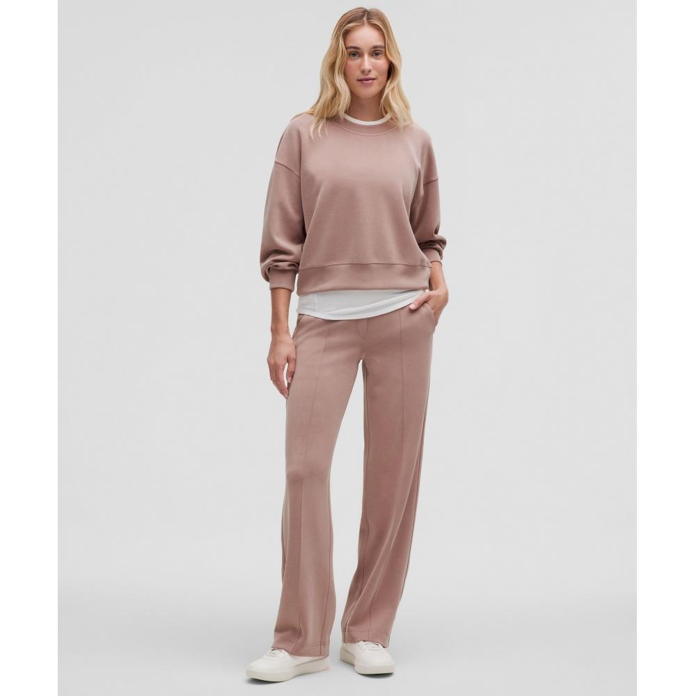 Lululemon Softstreme Pintuck Mid Rise Pant  Regular Twilight Rose