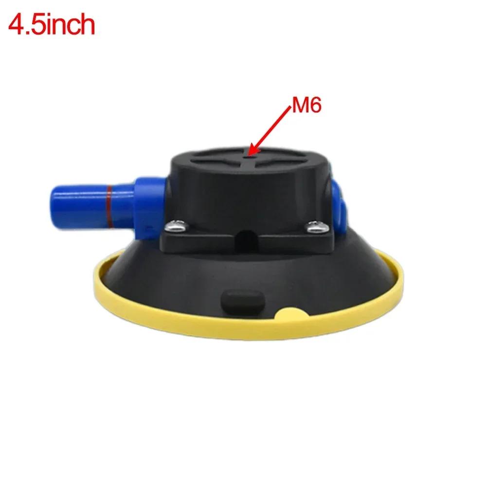 3/4.5 Inch Concave Vacuum Sucker Hand Pump Glass Sucker Auto Repair Tool Hand Pump Vacuum Suction Cup Depression Repair Tools 4.5in