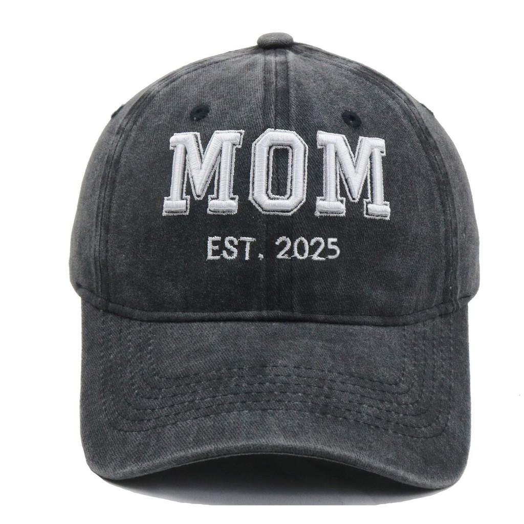 Dad Mom Letter Embroidery Baseball Cap With Adjustable Fit For Urban Style And Sun Blocking Style A