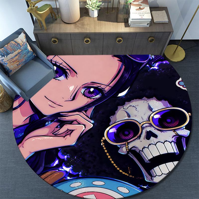 Nico Robin,Round Area Rug,Carpet Rug for Living Room Bedroom Sofa Playroom Decor,Non-slip Floor Mat