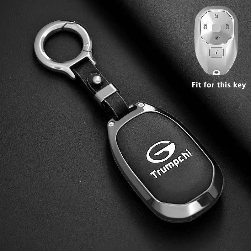 Car Key Case For Gac Trumpchi E8    Phev Mpv Keychain Remote Protection Cover Shell Housing Holder Fob Accessories