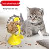 Cat Toy Boredom Buster: Rotating Windmill & Food-Leaking Ferris Wheel