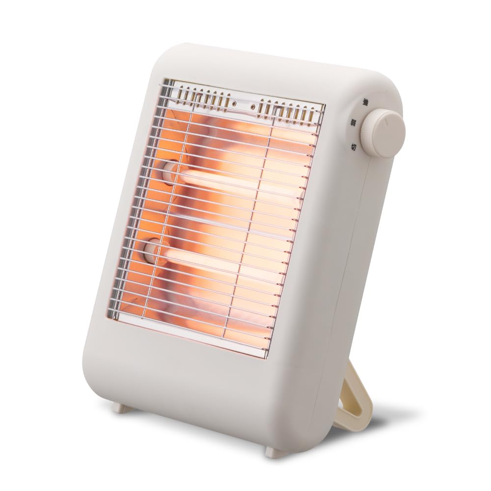 Doshisha Electric Heater, DSZ-601WH, 2-Level Operation (High/Low), Tip-Off Switch, Thermostat, 600W Power Consumption, White