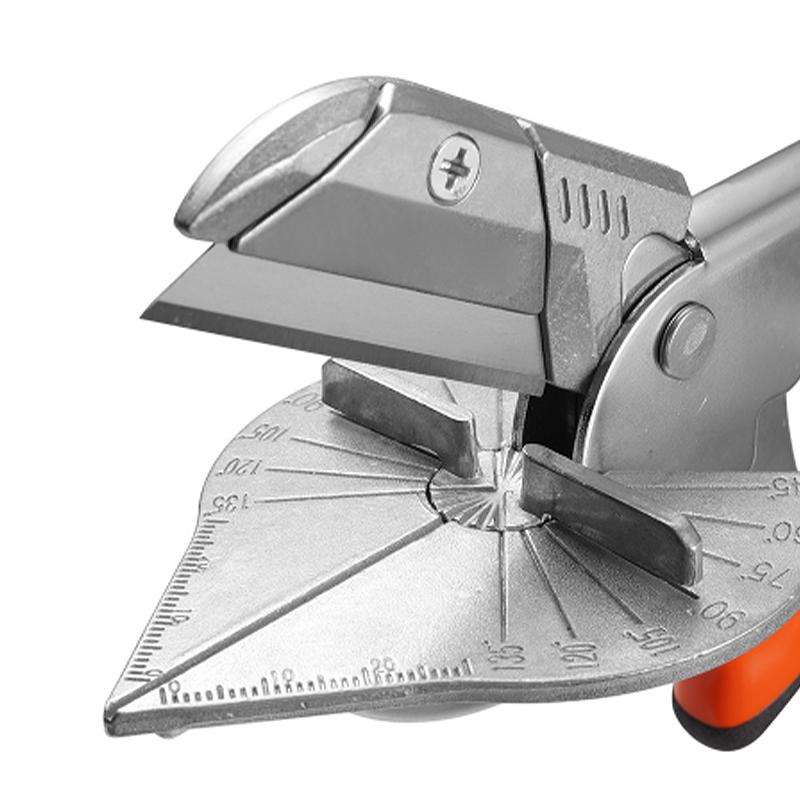 Angle Shear 45-135 Degree Miter Cutter Hand Shear Mitre Scissor Siding Wire Duct Cutter PVC PE Plastic Pipe Hose Scissors Cut