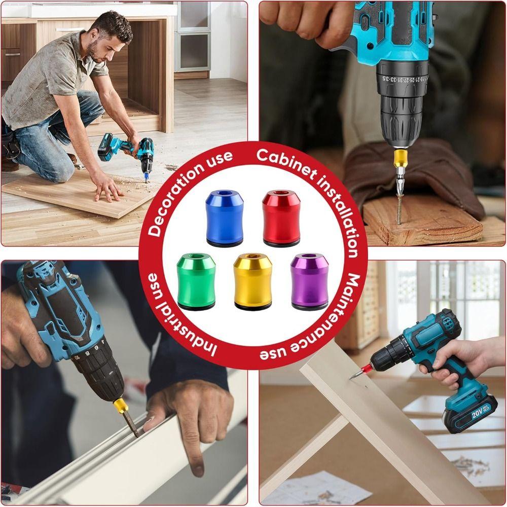Strong Magnetic Magnetic Screw Ring 3-in-1 Screwdriver Head Magnetic Ring Mechanics
