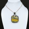 Bumble Bee Jasper Copper Wire Wrapped Pendant Rainbow Moonstone Pendant Gemstone Jewelry Handmade Pendant Copper Wire Jewelry Healing Stone