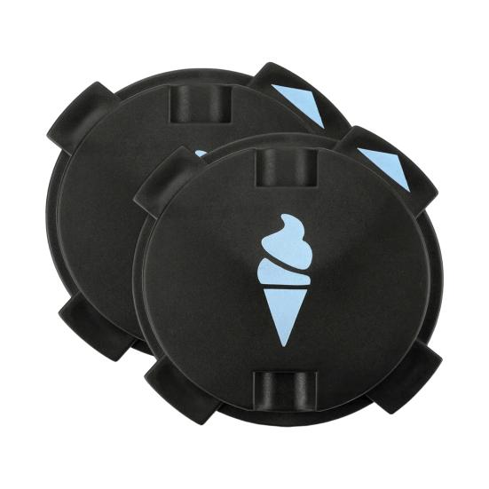 1/2/3/4Pcs Dustproof Seal Lid Fits for Ninja NC701 Ice Cream Maker Keeps Ice Cream Clean Easy to Install Ice Cream Pattern Machine Dust Cover